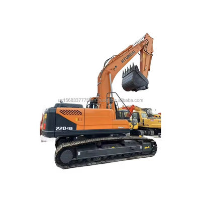 22 toneladas Usado Hyundai 220 Excavator Modelo Crawler da Coreia Motor Hyundai Ano 2016