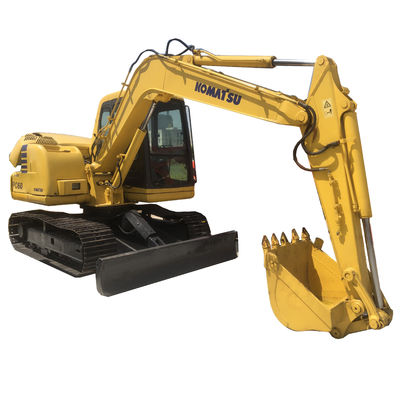 2016 Ano Komatsu PC60 6Ton Mini Hydraulic Excavator Crawler Excavator Excelente e bom