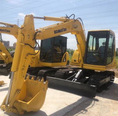 2016 Ano Komatsu PC60 6Ton Mini Hydraulic Excavator Crawler Excavator Excelente e bom