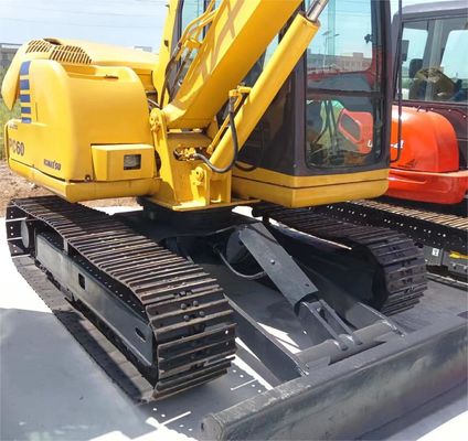 2016 Ano Komatsu PC60 6Ton Mini Hydraulic Excavator Crawler Excavator Excelente e bom