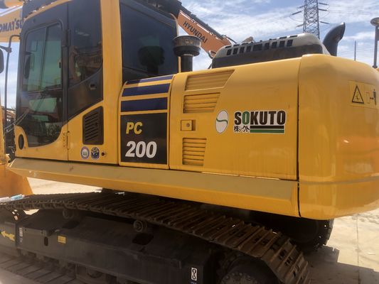 Excavadora original Komatsu PC200 20TON Excavadora usada com capacidade de balde de 1,2M3