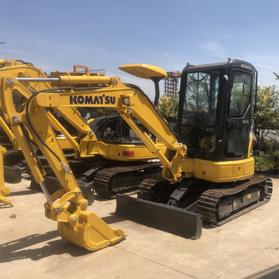 Excavadora de cilindro hidráulico Komatsu PC35 Usada 3670 KG Peso da máquina Excavadora de rastreador