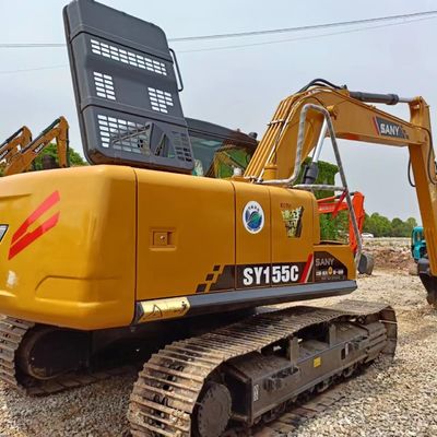 Sany 155 Grande Desempenho 15,5TON SY155C PRO Fornecimento com cilindro hidráulico original
