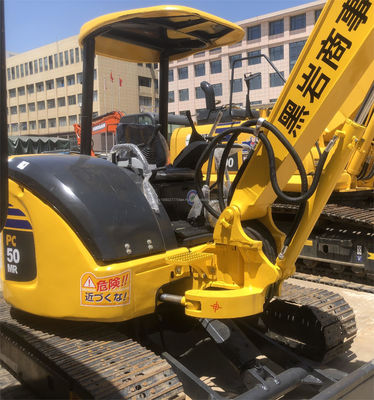 Excavadora usada Komatsu PC50 sem piloto Caminhão de rastreamento Hidráulico 6TON Peso operacional