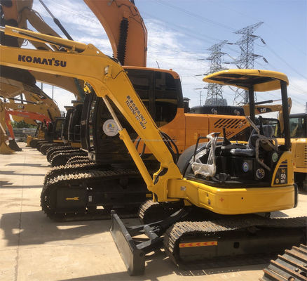 Excavadora usada Komatsu PC50 sem piloto Caminhão de rastreamento Hidráulico 6TON Peso operacional