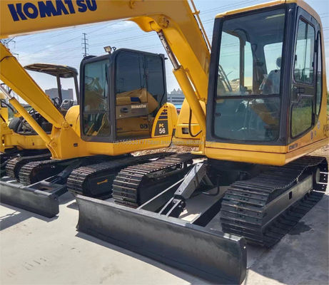 Bomba hidráulica original Komatsu PC60 Excavadora em movimento usada com 0-2000 horas de trabalho