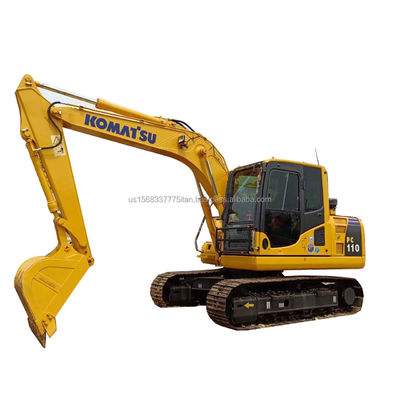 Excavadora de rastreador hidráulico Komatsu PC110-8 usada Japão 2016 com cilindro original