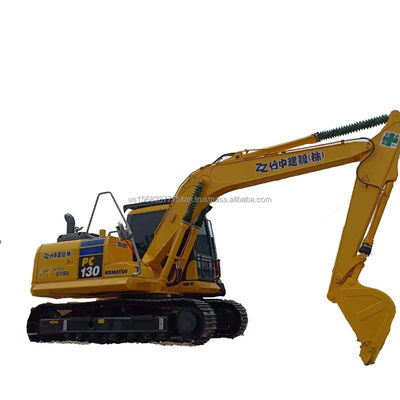 Excavadora Shanghai Komatsu PC130 com bomba hidráulica original e poucas horas de trabalho