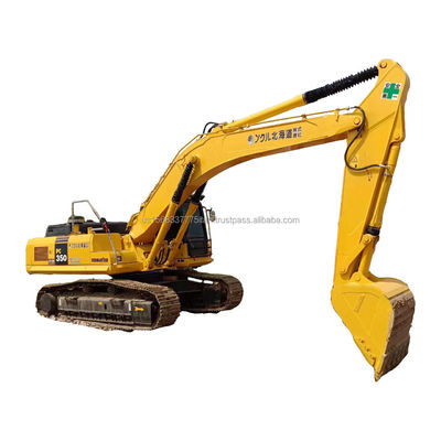 30 toneladas Peso de operação cilindro hidráulico original Japão Excavador Komatsu PC350 usado