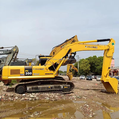 1.4M3 Capacidade de balde Excavadora Komatsu PC350 Japão Usada com cilindro hidráulico original