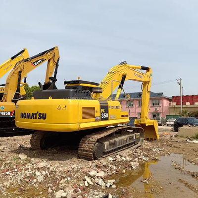 1.4M3 Capacidade de balde Excavadora Komatsu PC350 Japão Usada com cilindro hidráulico original