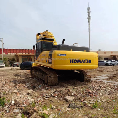 1.4M3 Capacidade de balde Excavadora Komatsu PC350 Japão Usada com cilindro hidráulico original