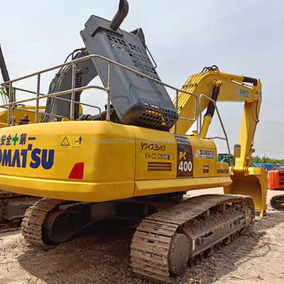 Máquina de escavação Komatsu PC400-7 de segunda mão com válvula hidráulica original em Xangai
