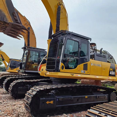 Excavadora hidráulica de rastreamento Komatsu PC450 Japão Usada com cilindro hidráulico original