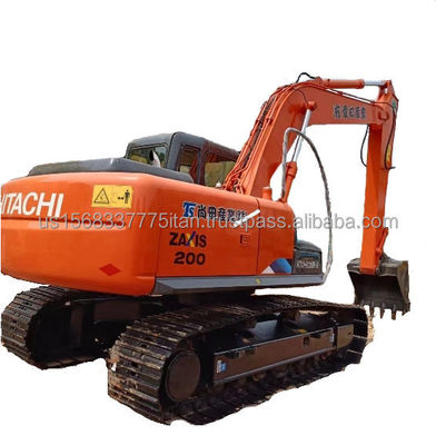 Excavadora usada Hitachi ZX70 com válvula hidráulica original e peso operacional de 10 toneladas