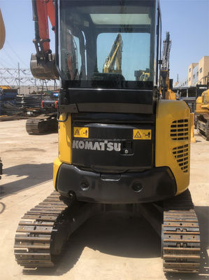 Excavadora Komatsu PC35 Mini Usada Com 0-2000 Horas de Trabalho Excavadora de Rodagem Hidráulica