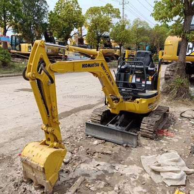Komatsu PC18MR Mini Excavadora Usada Excavadora Hidráulica Crawler 1865 KG Peso da máquina