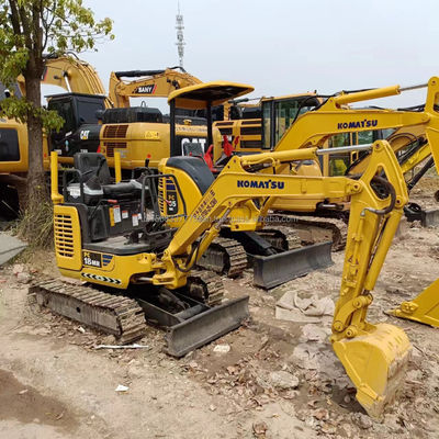 Komatsu PC18MR Mini Excavadora Usada Excavadora Hidráulica Crawler 1865 KG Peso da máquina