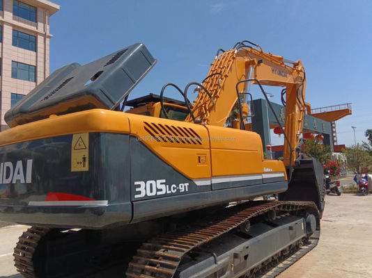 Excavadora de 30 toneladas 305 Crawler com 0-2000 Horas de Trabalho na Coreia Usada Hyundai 305LC-9T