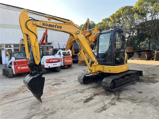 Excavadora usada Komatsu PC50 com cabine piloto 5020 KG Peso cilindro hidráulico original