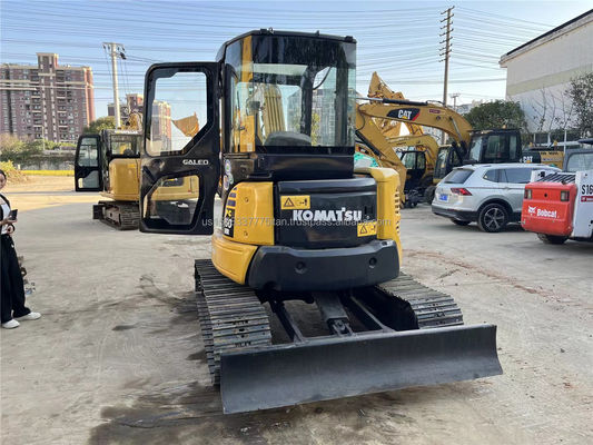 Excavadora usada Komatsu PC50 com cabine piloto 5020 KG Peso cilindro hidráulico original