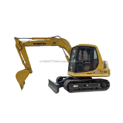 6TON Komatsu PC60 Usado Excavator Crawler para suas necessidades de equipamentos pesados
