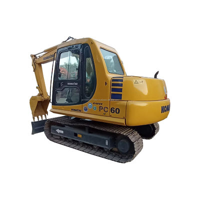Bom estado Komatsu PC60 Excavador usado 40kw e Horas de trabalho baixas 0-2000