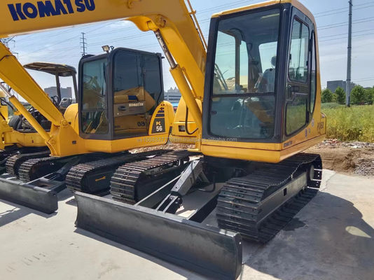 Bom estado Komatsu PC60 Excavador usado 40kw e Horas de trabalho baixas 0-2000