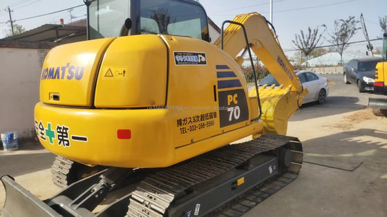 Excavadora hidráulica Crawler Komatsu PC70 Excavadora usada para suas necessidades de construção
