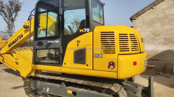 Excavadora hidráulica Crawler Komatsu PC70 Excavadora usada para suas necessidades de construção