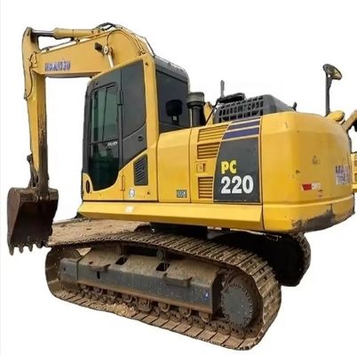 Excavadora Komatsu PC220 de 22 toneladas Excavadora Komatsu Usada Com motor de 119 kW
