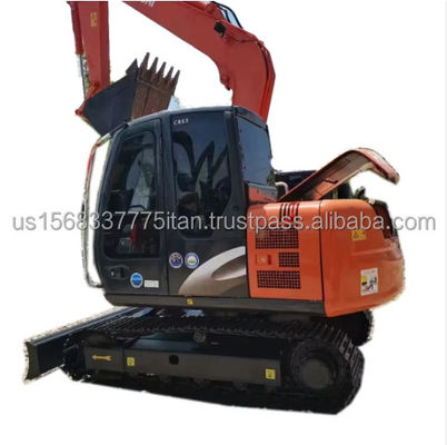 Excavadora usada Hitachi ZX70 com 0-2000 horas de trabalho e bomba hidráulica original