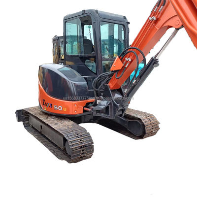 Hitachi ZX50u Mini Excavatora e Hipercinese de 5 toneladas o seu parceiro de confiança para trabalho pesado