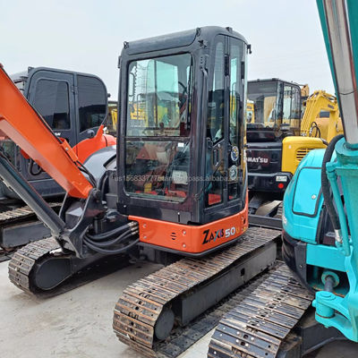 Hitachi ZX50u Mini Excavatora e Hipercinese de 5 toneladas o seu parceiro de confiança para trabalho pesado