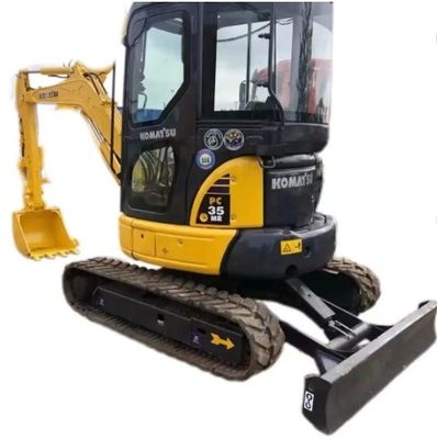 Pequena Excavadora Hidráulica Komatsu PC35 Excavadora usada de 3,5 toneladas com capacidade de balde de 0,2M3