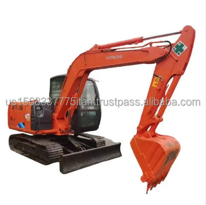 Excavadora usada Hitachi ZX60 com válvula hidráulica original e 7000 KG de peso da máquina