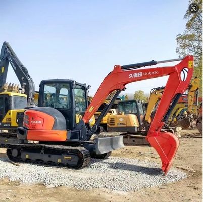Excavadora KUBOTA KX165 de 6 toneladas com bomba hidráulica original e peso da máquina de 7000 kg