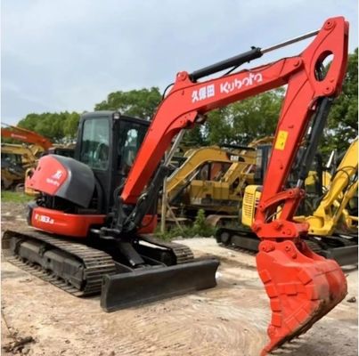 Excavadora Kubota Mini KX163 de cilindro hidráulico original de 6 toneladas com 0-2000 horas de trabalho