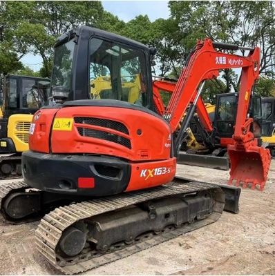 Excavadora Kubota Mini KX163 de cilindro hidráulico original de 6 toneladas com 0-2000 horas de trabalho