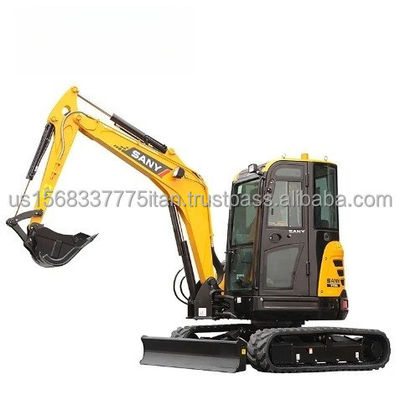 Sany SY35U Crawler Excavator com cilindro hidráulico original e capacidade de balde de 0,2M3