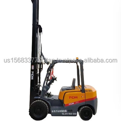 Excelente Desempenho Japão TCM Fabricação de empilhadeira empilhadeira usada 3 toneladas TCM25 Motor