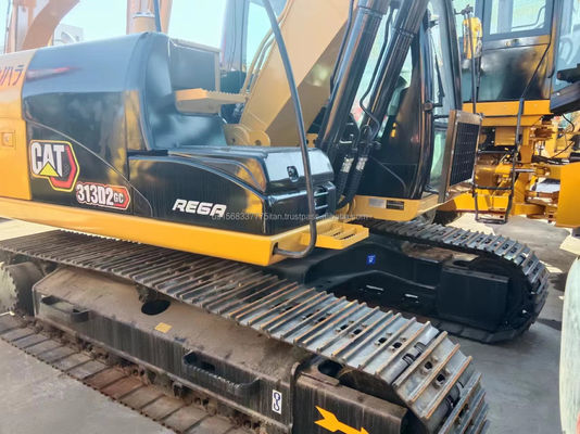 313D2GC Excavadora Caterpillar 74,5 kw 13000 KG Excavadora de rastreamento usada para construção