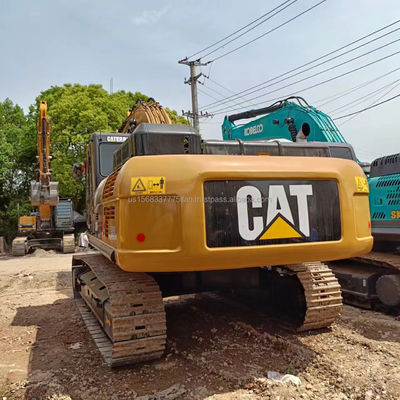 Grande Excavadora Cat 336D Usada de Lagarta com 324 kW de Potência e 2,27M3 de Capacidade de Balde