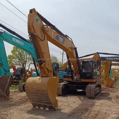 Grande Excavadora Cat 336D Usada de Lagarta com 324 kW de Potência e 2,27M3 de Capacidade de Balde