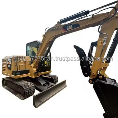 Cat 306E2 Mini-excavadora hidráulica 306E2 usada Caterpillar para obras de construção