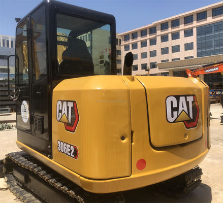 CAT 306E2 Excavadora hidráulica com potência de 34,7 kW e cilindro hidráulico original