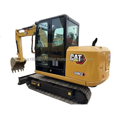 Caterpillar 306E2 Mini Excavadora Hidráulica 6TON Peso operacional 0,25M3 Capacidade de balde