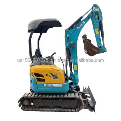 Mini-excavadora KUBOTA KXU17 usada em lojas de materiais de construção com sistema avançado de PLC