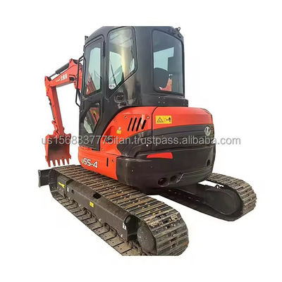 Excavadora KUBOTA KXU55 Usada com cilindro hidráulico original e motor de componentes centrais