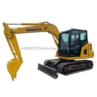 Comatsu PC70 UsadoPara venda Excavadora hidráulica Crawler 7TON com motor Komatsu